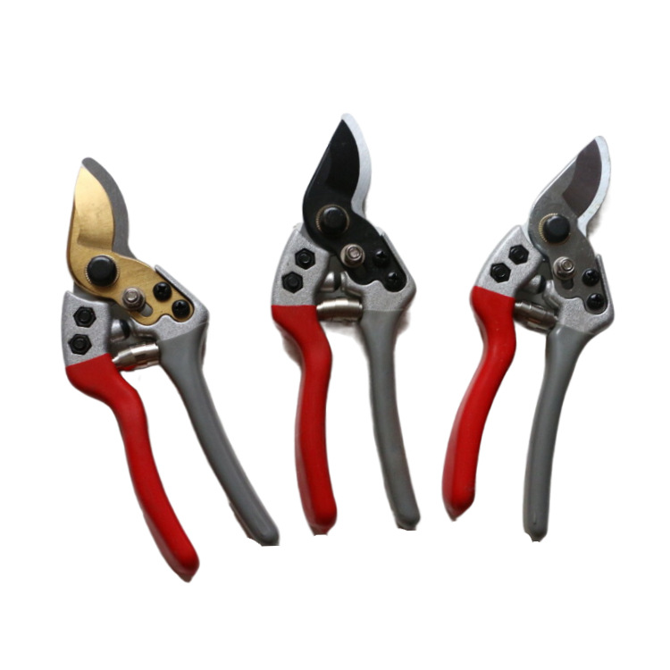 临沂精点V1鸟嘴SK5钢头混色胶皮把   园林剪花卉摘果剪
