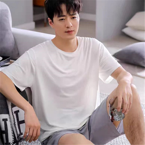 Men's Short Sleeve Short Pants Summer Homecoming Set Loose Plus Size Outerwear Casual Sports Plus Size