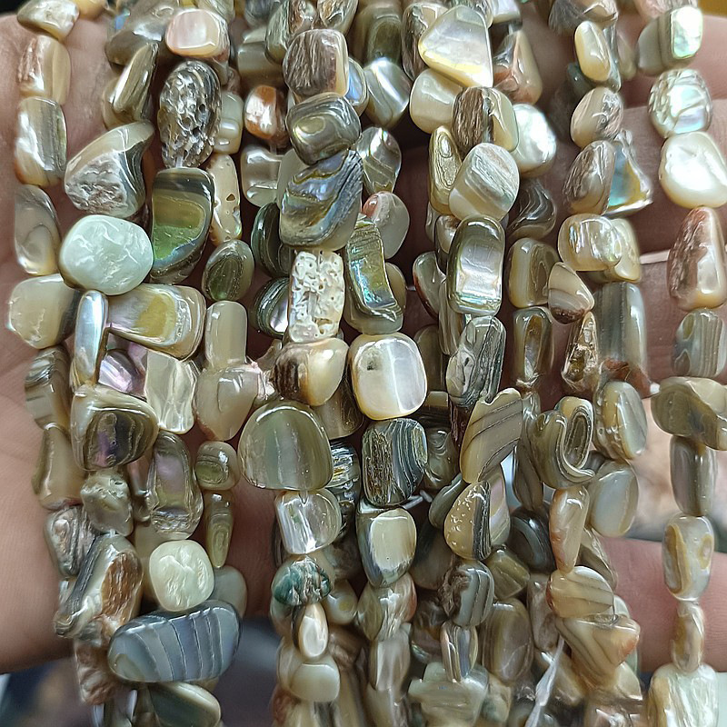 Deep Sea Shell Shaped Beads Abalone Shell Irregular Gravel Straight Hole Diy Hand Ornament Door Curtain Beaded Decoration Accessories Deep Sea Shell Shaped Beads Abalone Shell Irregular Gravel Straight Hole Diy Hand Ornament Door Curtain Beaded Decoration Accessories