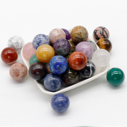 Non-porous 20mm round natural amethyst agate beads, DIY non-porous stone beads, wholesale
