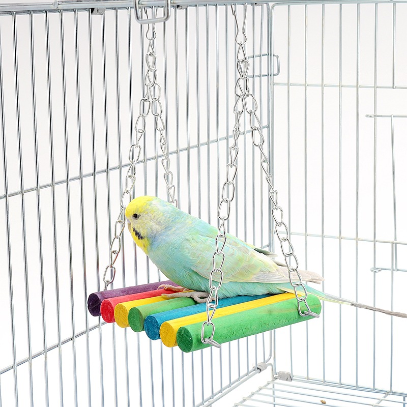 Parrot Toy Swing Suspension Bridge Ring Climbing Ladder Peony Xuanfeng Toy Bird Hammock Parrot Toy Supplies
