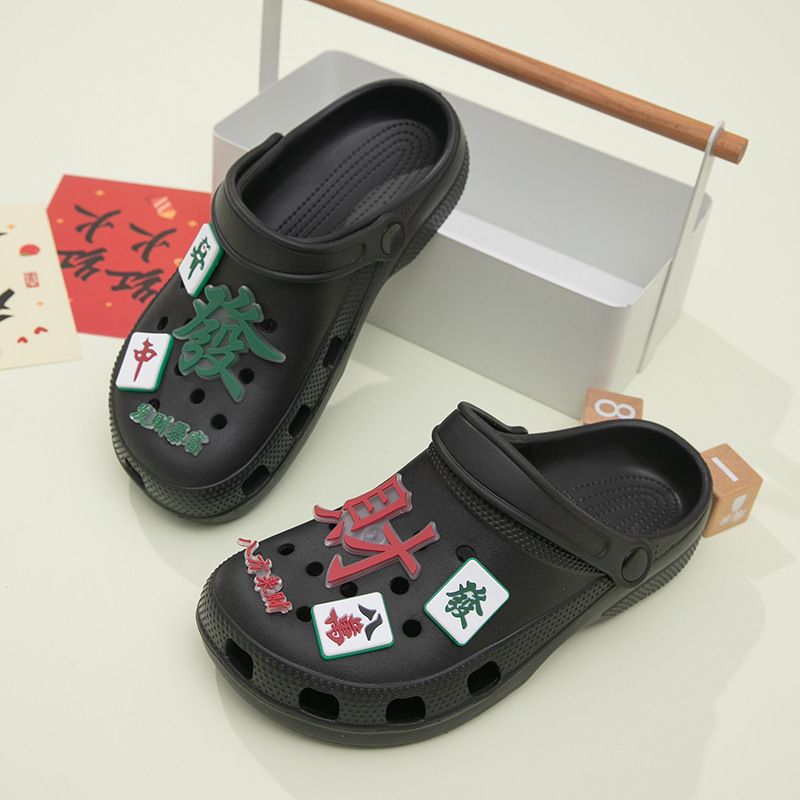 クラシックスタイルのガーデンシューズ、レディース用、メンズ用、穴あきシューズ、シンプルDIY、高品質、大きいサイズ、サンダル、おしゃれでカジュアル|undefined