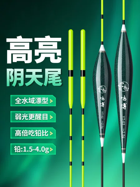 High-Sensitivity, Eye-Catching, Thickened Nano Float for All Water Bodies, Suitable for Cloudy Days, Wind-Resistant, Reinforced, Explosion-Proof Top Fish Floating Float