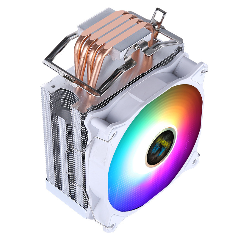 12cm4銅管cpu放熱器静音1700amd2011デスクトップコンピュータ汎用放熱cpuファンargb|undefined