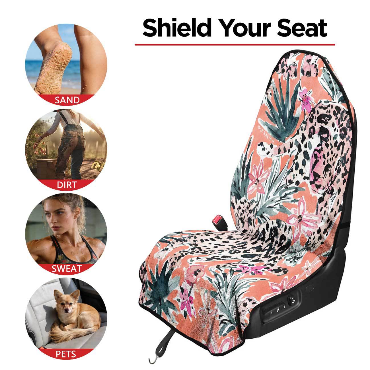 Car seat towel cover front seat protector suitable for gym and exercise, universal for all seasons, car use 44