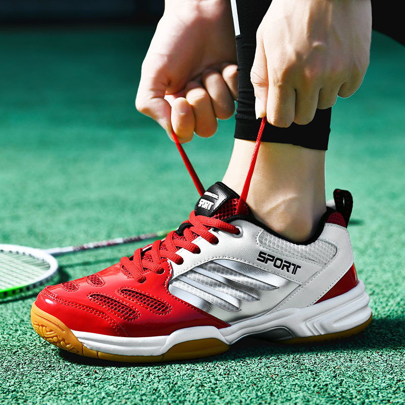 Comercio exterior transfronterizo zapatos de bádminton de tamaño grande para hombres y mujeres, zapatos de tenis de ping-pong ventilados y amortiguados image 3