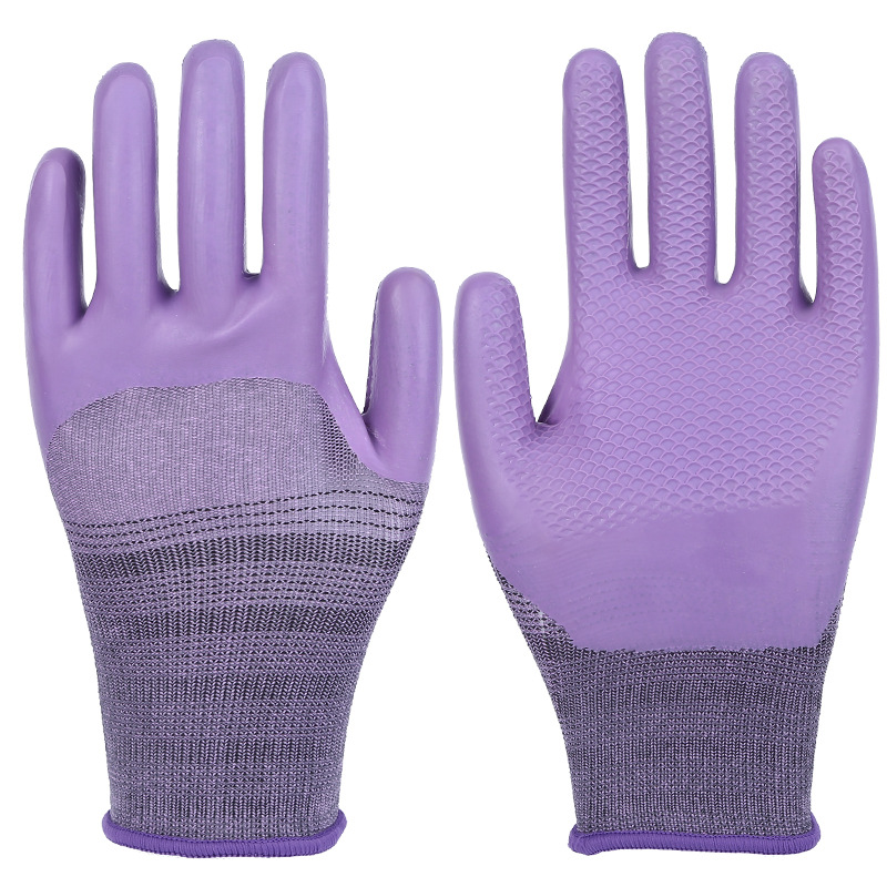 Guantes duraderos semi-sumergidos en stock al por mayor antideslizante anti-desgaste barra de acero anti-desgaste A689 Xingyu guantes de trabajo