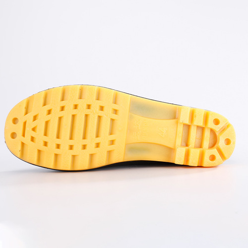 Men's manufacturer wholesale fashion long-top high-top fishing kitchen construction site boots black high-top labor protection rain boots