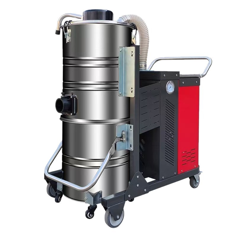aspirador de polvo pesado de doble propósito de secado y húmedo de astillas de hierro para taller de fábrica de aspirador de polvo industrial de alta potencia