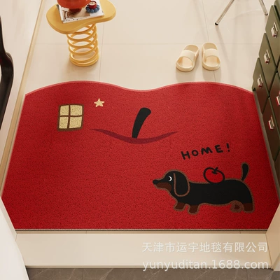 Avtomobil döşəmə paspasları Mat, Mud Scraping, Dirt-Resistant Silk - apple-dog-4060cm