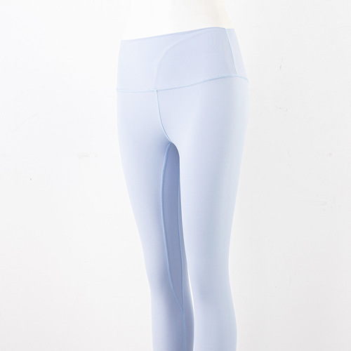 Cross-border high-waisted yoga pants for outdoor wear, aligning with foreign trade trends, hip-enhancing, quick-drying, elastic, bare-feel workout and fitness pants
