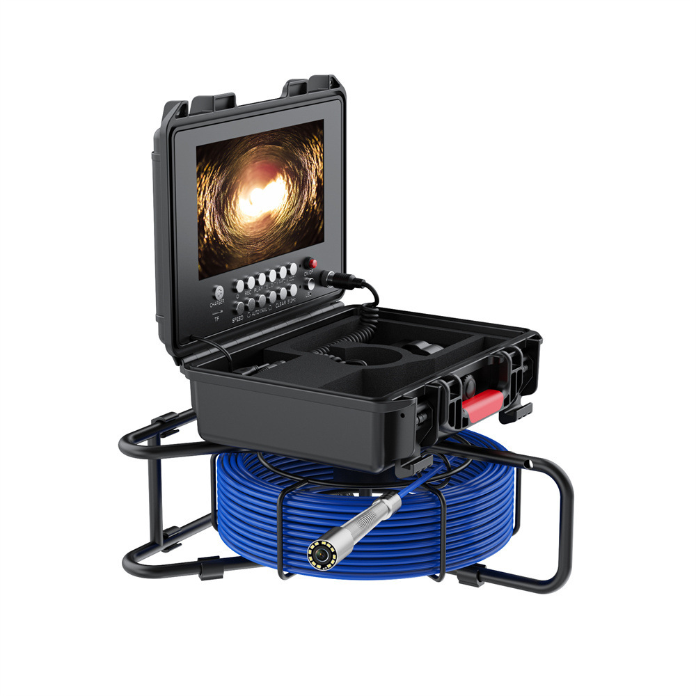 9 inch sewer endoscope camera, 23MM, 1080P, meter counter, inspection