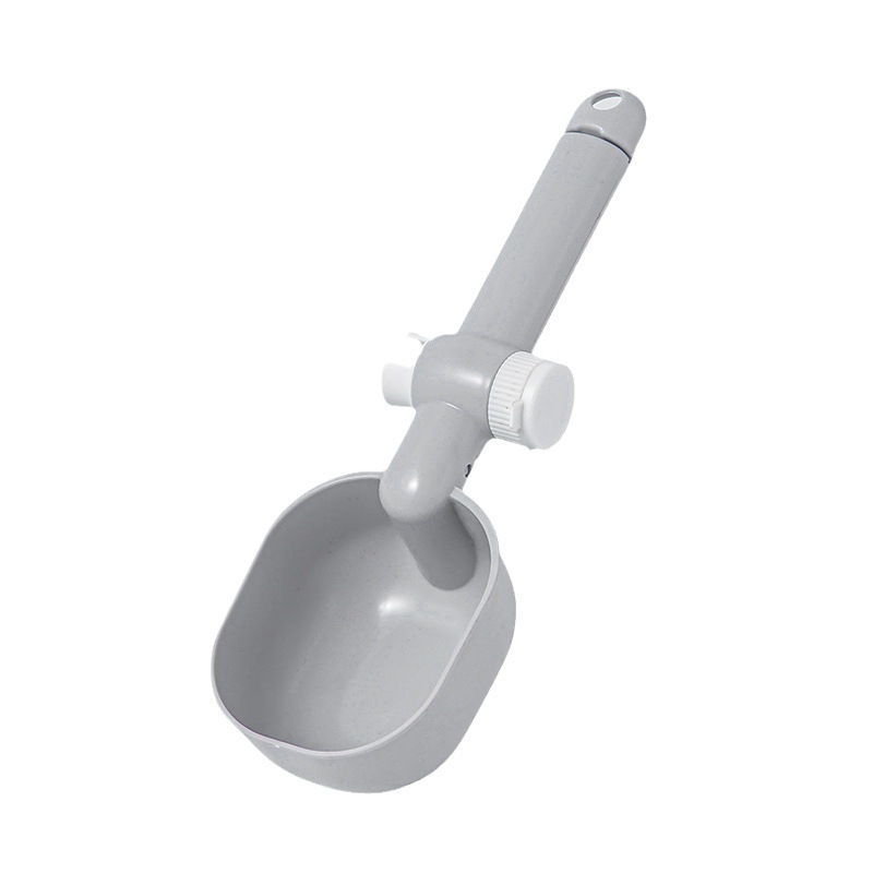 Nueva mascota gato comida cuchara perro comida cuchara multifuncional comida para mascotas cuchara perro gato comida pala se puede utilizar como clip de sellado