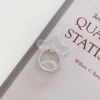 Transparent ring buckle-starfish