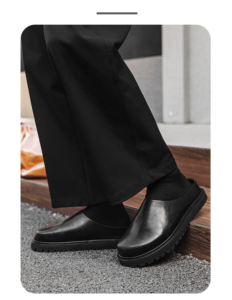 Pantofole uomo comode con suola alta antiscivolo alla moda_voghion.com