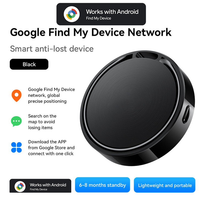 Android 専用検索タグロケータースマート紛失防止デバイス Google 認定バックパックキーペットトラッカー新|undefined