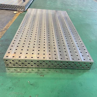 定制三维柔性焊接平台 D16D28多孔铸铁3D焊接工装工作台