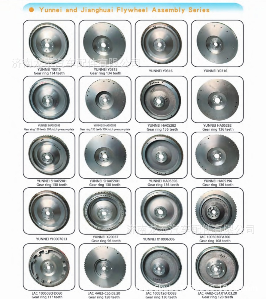 In-stock supply for cross-border export, suitable for Sinotruk National V engine AZ1560020567 flywheel