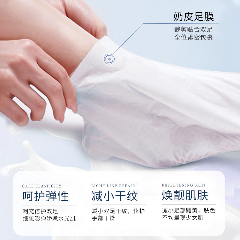 Kailinya Niacinamide Foot Mask - Hydrating, Moisturizing, Exfoliating, Anti-Cracking, Softening Foot Care Exfoliating Foot Mask