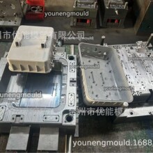 新款线盒一进一出2通防水盒塑料 黑色电源IP68防水接线盒模具