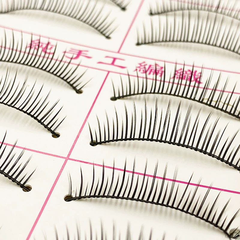 Fresh short false eyelashes for eyelashes, 10 pair, for every day