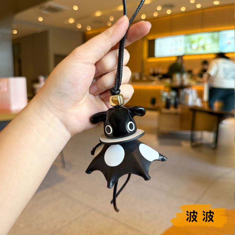 25罗家新品小精灵包挂饰流苏可爱公仔钥匙扣时尚车挂动物饰品挂件|undefined