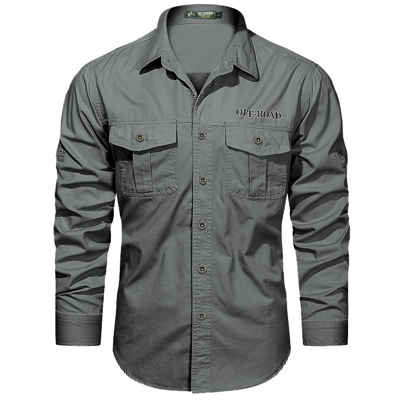 2024 primavera y otoño nueva camisa de hombre hombre manga larga camisa de base casual suelta chaqueta delgada juvenil