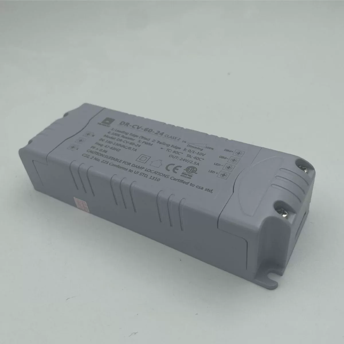 60W 24V 2500MA 0-10V SCR пять-в-одном Североамериканский UL ETL затемняющий источник питания
