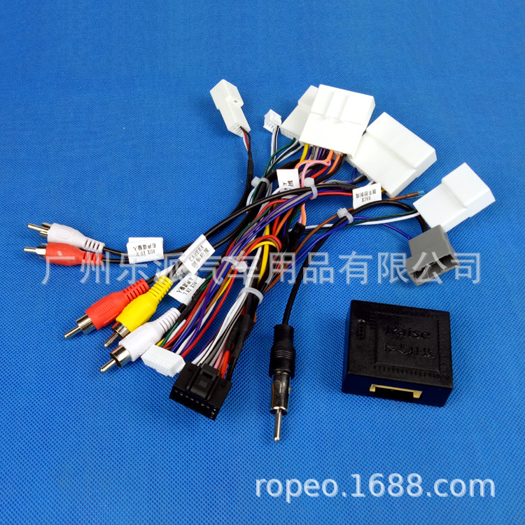 日产中低配大屏机电源线+RZC协议盒-M2