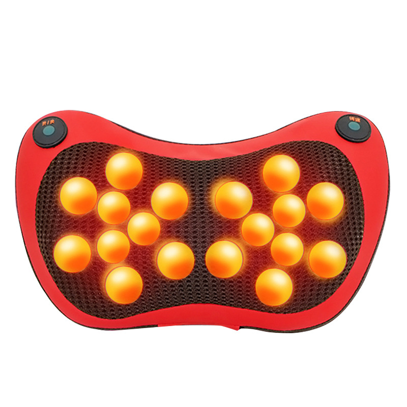 Comercio exterior multifuncional eléctrico columna cervical masaje almohada hombro cuello cintura hogar cuello coche de doble uso transfronterizo amasado masajeador