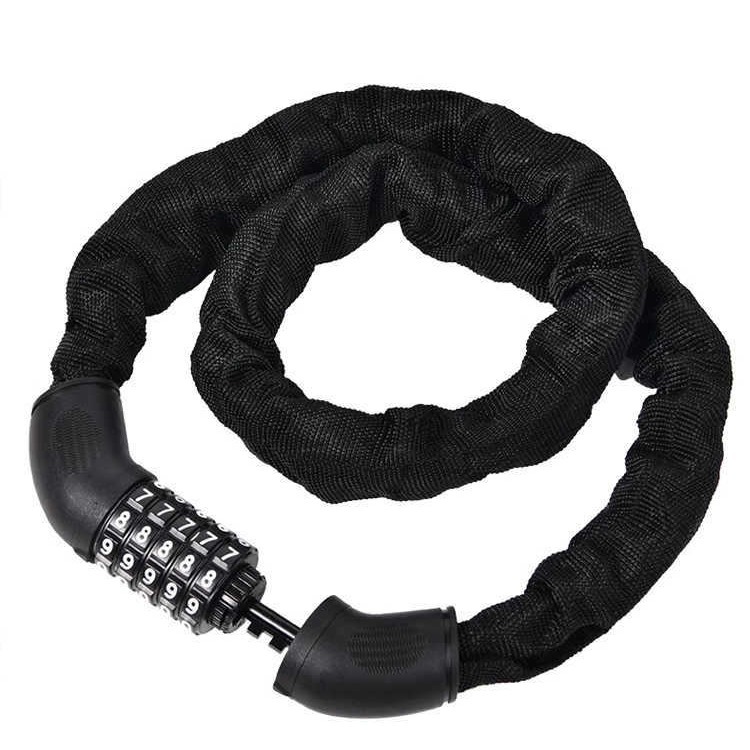 自転車パスワード盗難防止ロックパスワードチェーンロック現代シンプル携帯型チェーンロックマウンテンバイク電動車ロック