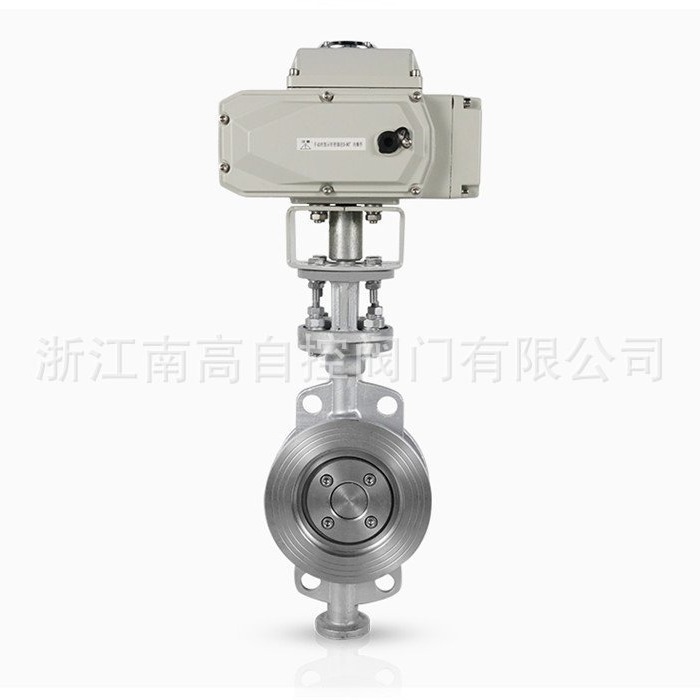 D973W-16P 对夹电动蝶阀 D973W 电动不锈钢蝶阀 浙江南高阀门