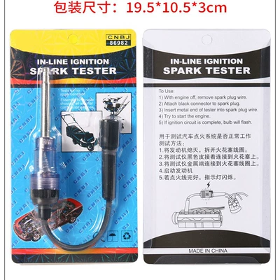 Car Spark Plug Detector Ignition System Detection Instrument Tool Auto and Motorcycle Parts Detector Detector Test Pen