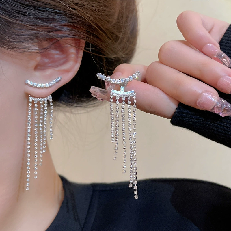 Серьги Huayang с кисточками, корейский стиль, посты из стерлингового серебра 925, элегантный лёгкий дизайн