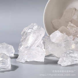 厂家供应 天然白水晶原石定制 消磁石 香薰石扩香石装饰石批发