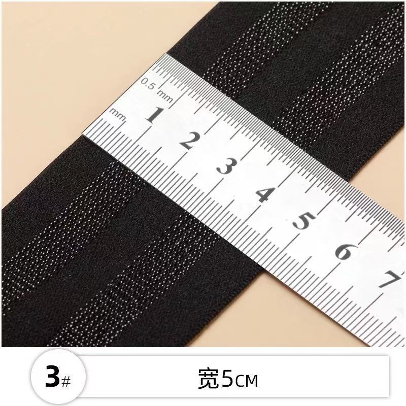 耐久性のある弾性ベルト、高弾性ベルト、伸縮性ベルト、ズボンウエストゴムバンド、ズボンと服の伸縮性ベルト、厚く幅広のフラット|undefined