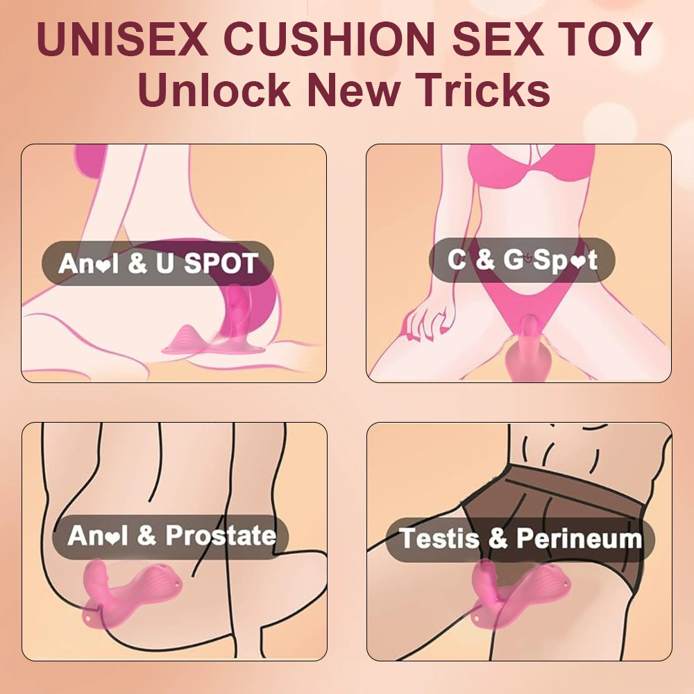 New wearable vibrating stick double vibration cushion penis APP + remote control invisible wearable masturbation device adult sex toys