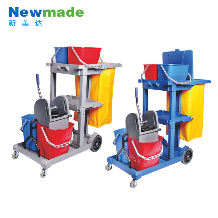 Guangzhou Supply Hotel Room Cleaning Vehicle Multifunctional Sanitary Cleaning Large Capacity Water Squeezer Grocery Truck Cleaning