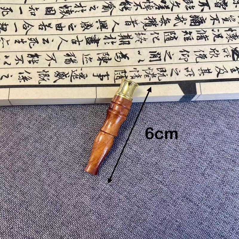 金丝楠木 大叶黄花梨 紫光檀木老式烟斗貔貅烟杆过滤烟嘴可清洗|undefined