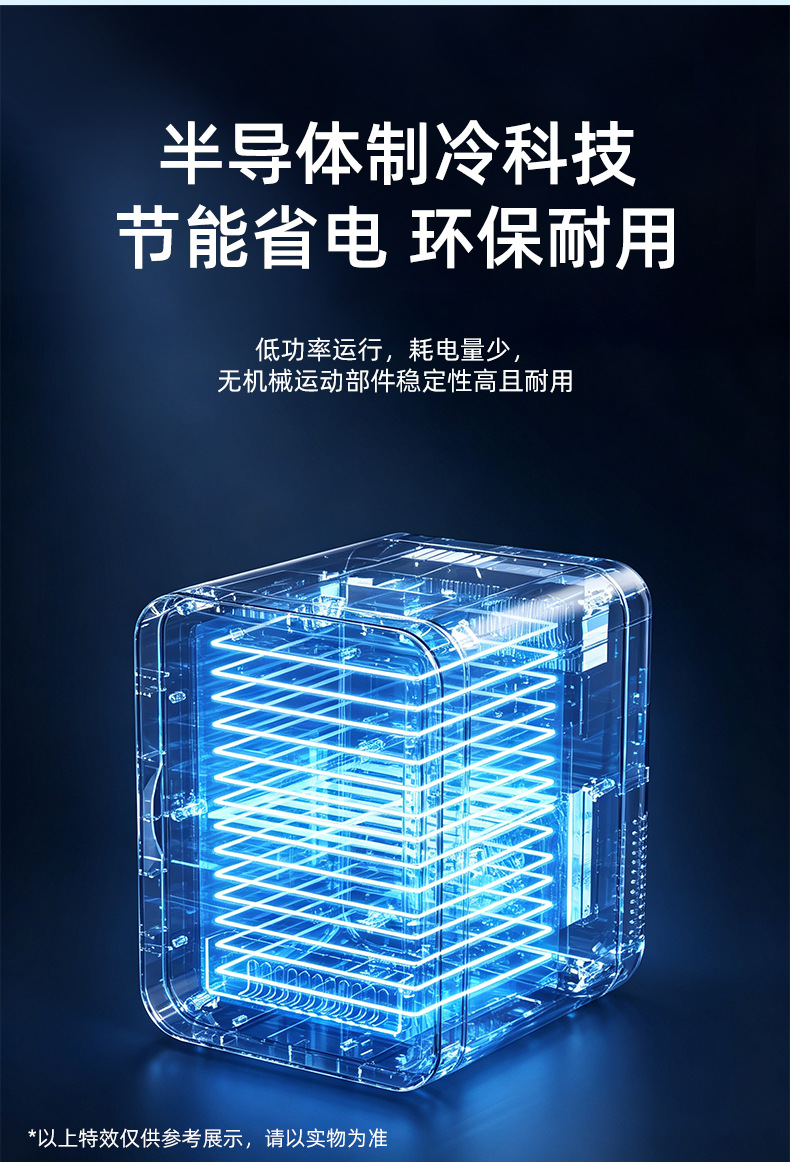 New 4L mini refrigerator for car and home use, dormitory small refrigerator, portable outdoor cooling car refrigerator