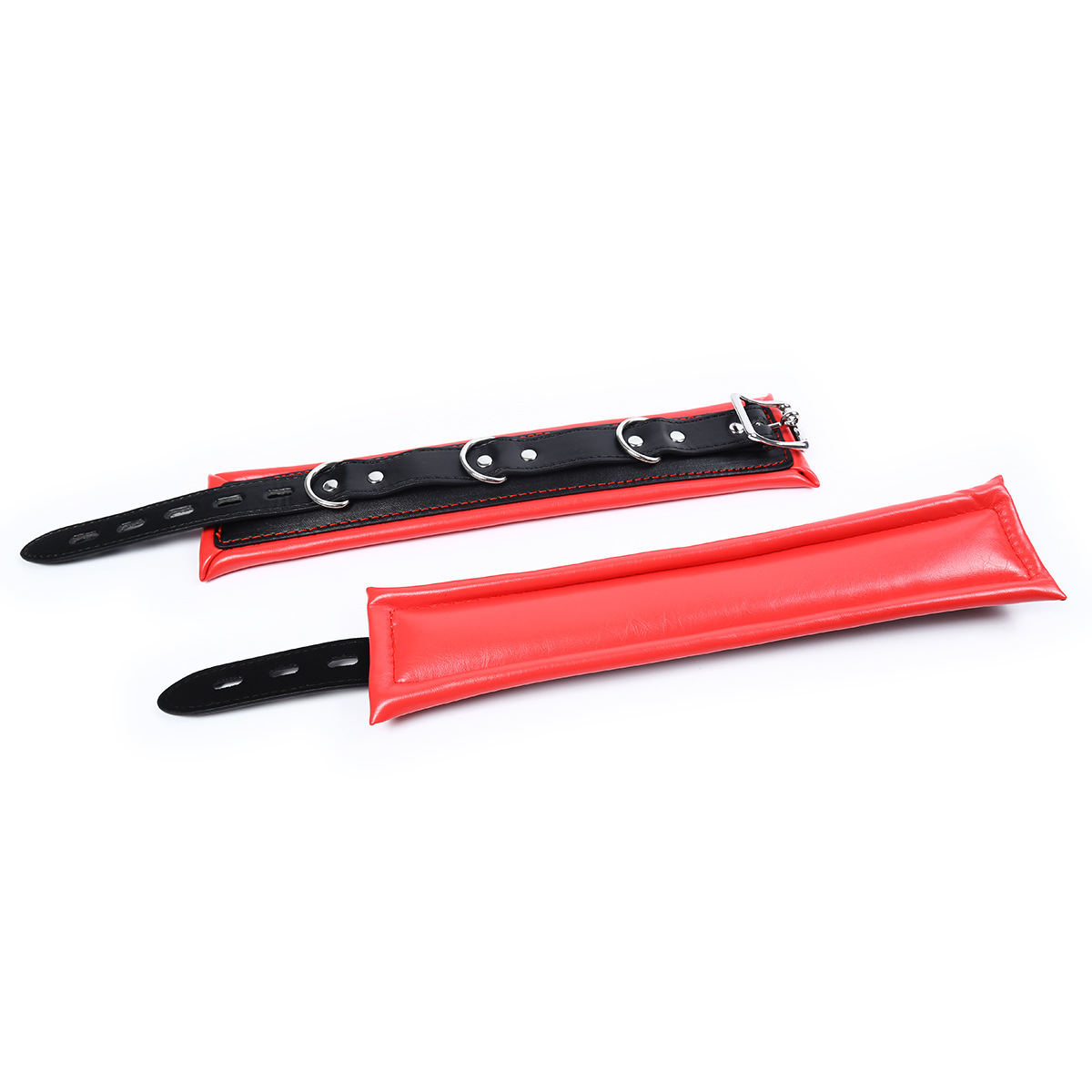 Productos sexuales para parejas, esposas y tobilleras de cuero, esposas y tobilleras de esponja, ataduras de cuero, juguetes para coqueteo en pareja image 12