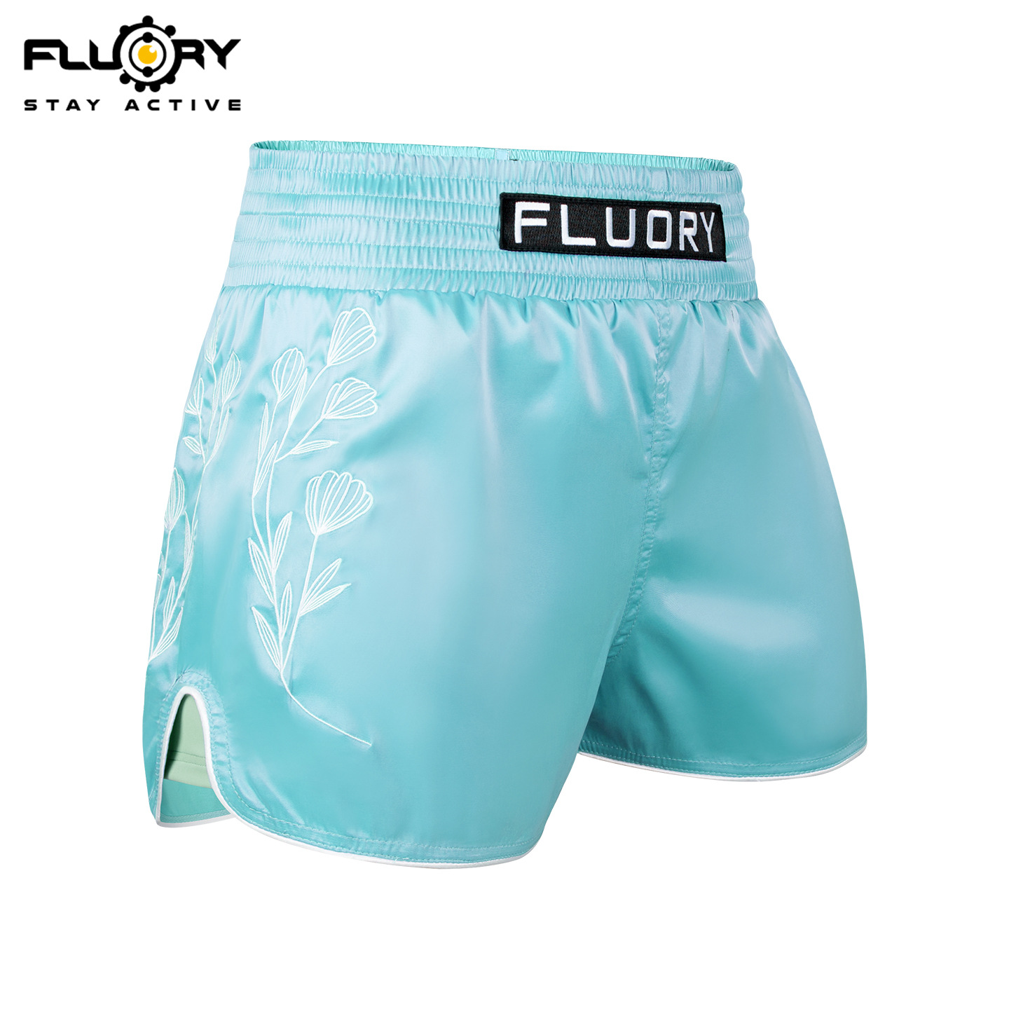 Fluory Muay Thai Shorts Sanda Uniform Freestyle Fighting Training Anti-Exposure Boxing Shorts for Adults
