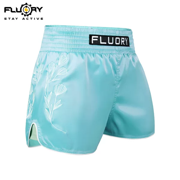 Fluory Muay Thai Shorts Sanda Uniform Freestyle Fighting Training Anti-Exposure Boxing Shorts for Adults
