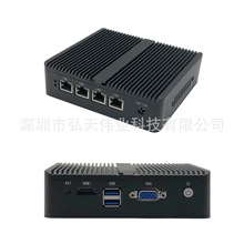 四口千兆網卡\HDMI\VGA雙USB軟路由工業電腦工控電腦J4105/J4125
