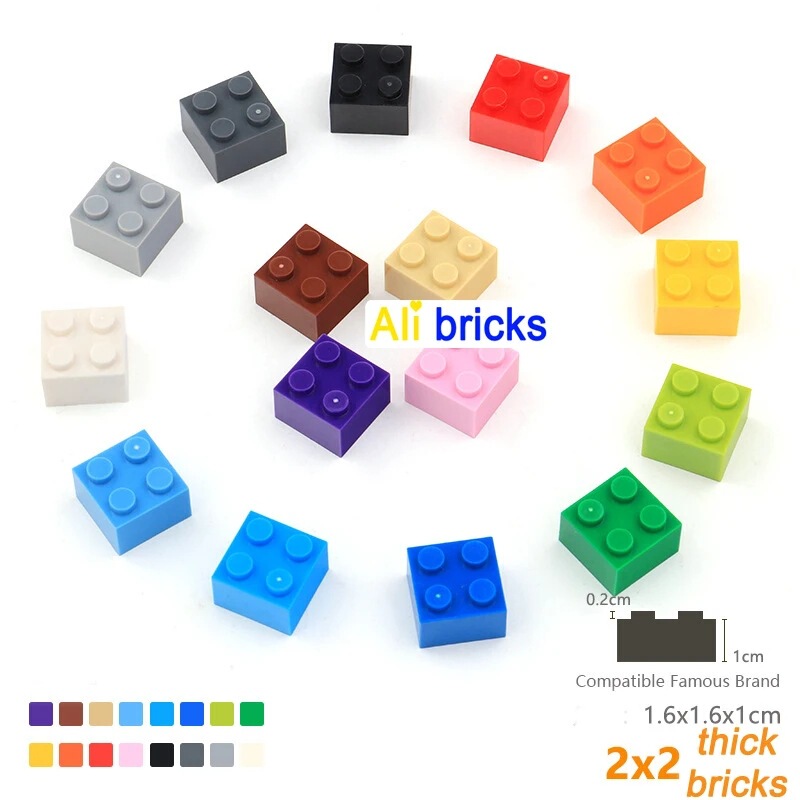 [50g] 3003 Compatible with Lego 35275 Small Particle Insertion Building Blocks 2X2 Basic Brick MOC Technology Scattered Parts