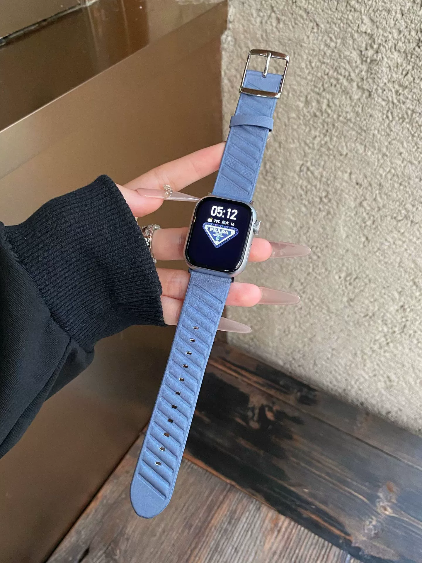 Для Apple Watch 10-го поколения, ремешок со скошенной полосой, кожаный ремешок для iWatch