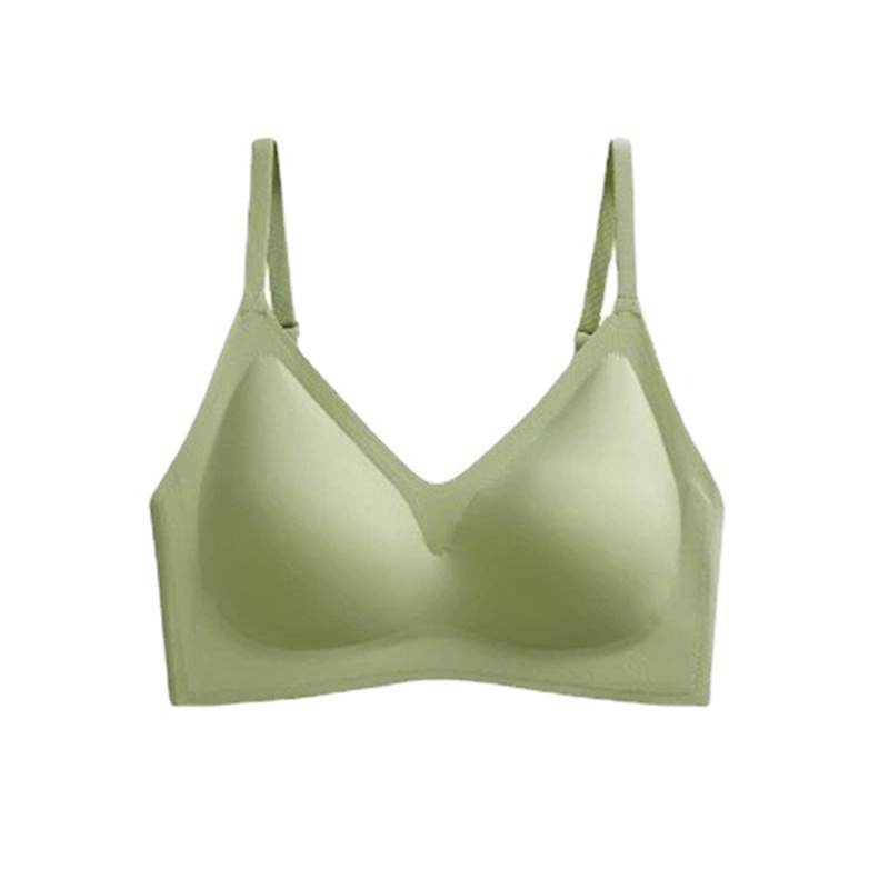 小胸聚拢防下垂收副乳吊带背心薄款乳胶无痕内衣女无钢圈文胸内衣
