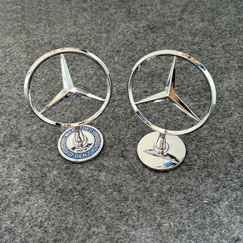 Mercedes-Benz car emblem, A R E C GLC CLA GLE series, front hood metal emblem, Maybach