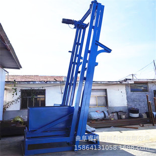 Coal Single Bucket Lifting Machine Ruibo Mechanical Sludge Lifting Machine Ground Pit Cement Tipping Bucket Feeding Machine