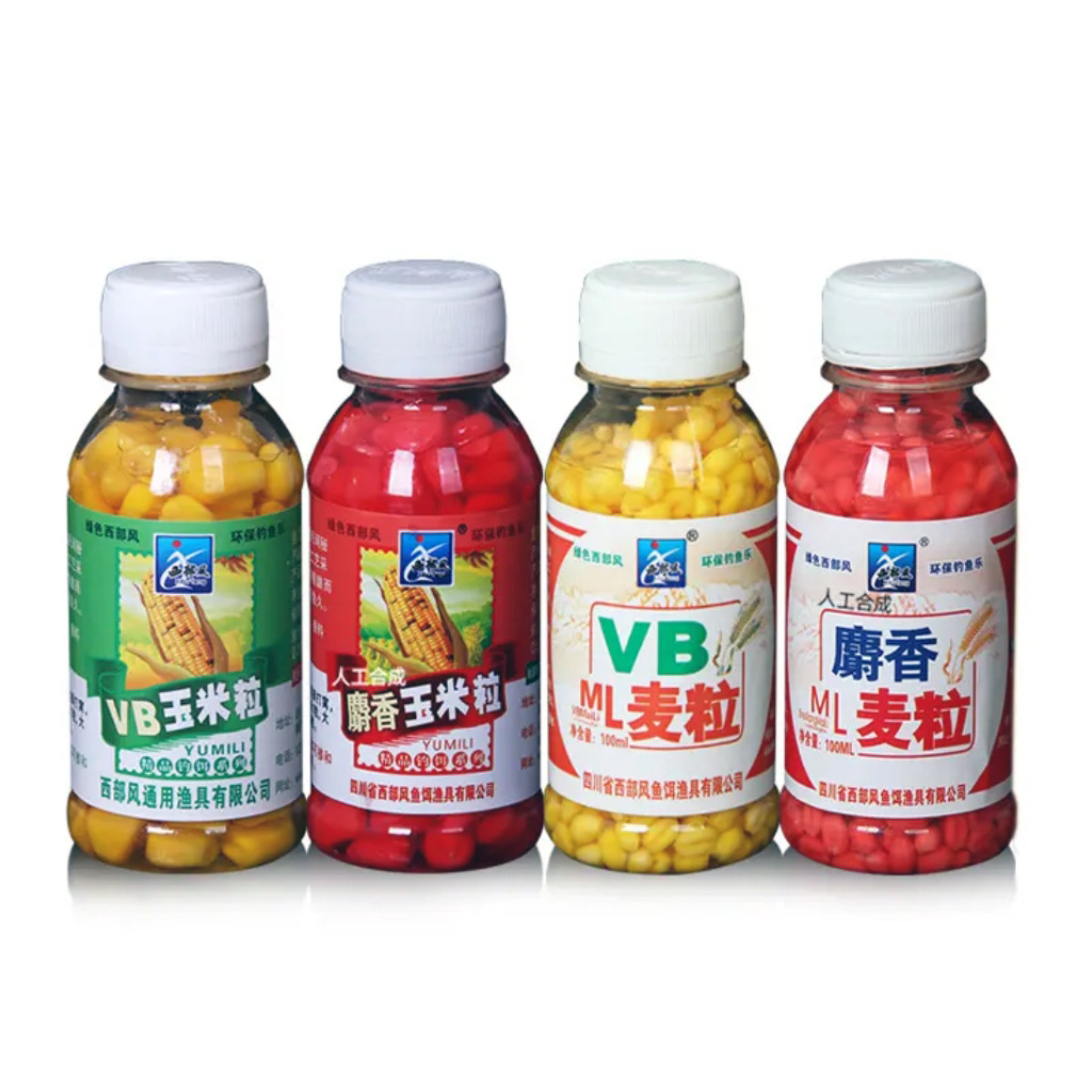 Estilo occidental VB grano de maíz carpa cebo verde hierba cruz-boca carpa salvaje pesca pescado comida tierna maíz King trigo grano VB grano de trigo